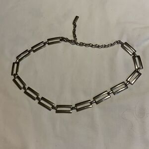 New York and Company silver chain belt. Like new. Only worn once